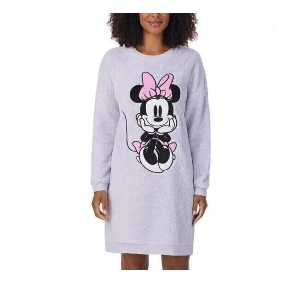 Disney Ladies Lounge Purple Minnie Mouse Size. M.   BE
